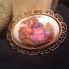 scenic brooch very old