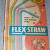 Vintage 1960s Flex Straws w/ Original bubble gum