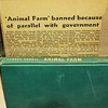 Animal Farm first edition and article of its banning in Ghana