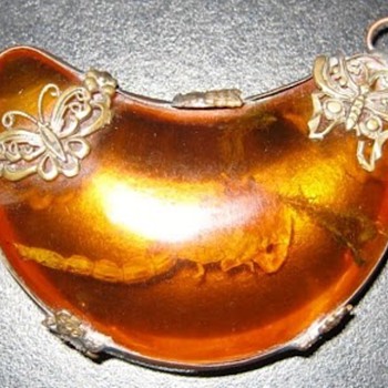 Amber jewelry accessory - Costume Jewelry