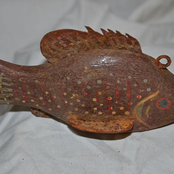 Unknown Fish Decoy Folk Art