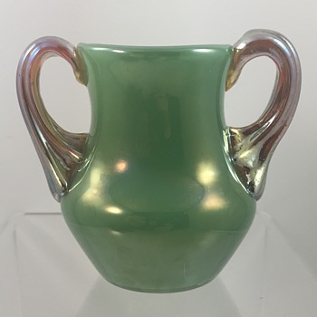 Loetz Saatgrün Ausführung 129 miniature, PN II-2252, ca. 1905-1909 - Art Glass