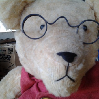 Teddy Roosevelt Teddy Bear with Button Eyes - Dolls
