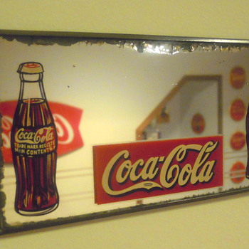 1930's Coca-Cola Mirror - Coca-Cola