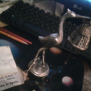 Zamac Stork w/bell - Music