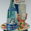 White Rock Club Soda Sparkling Water Cardboard Stand Up 
