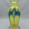DURAND DECORATED YELLOW LUSTRE VASE