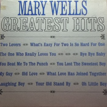 "Mary Wells: Greatest Hits" Record Album - Records