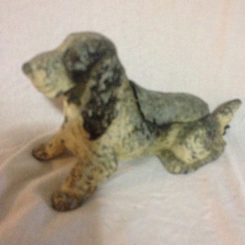 Hound Dog Metal Ashtray with built in flint lighter