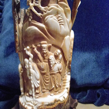 Woolly Mammoth Ivory carving - Asian