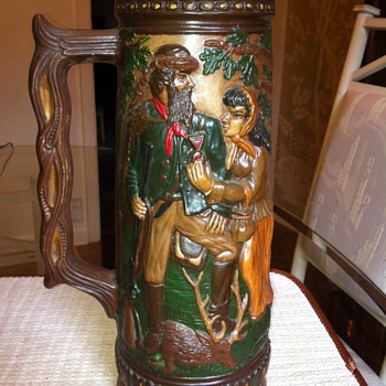 Des Sculp-7 Farkas Ky. Mold I think it is a beer stein??? - Breweriana