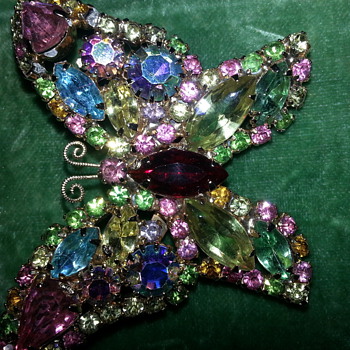 Butterfly Brooch - Costume Jewelry