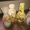 I believe these are Saki vases