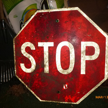 Found a STOP sign in the woods... - Signs