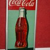 coca cola german tin sign