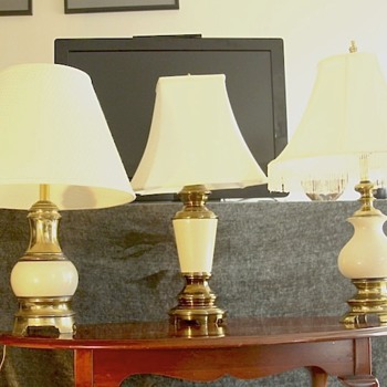 Three Lamps I think were made by the same company, but whom?? - Lamps