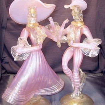 These Murano Dancers are much nicer than my poor pictures - Art Glass