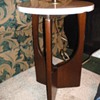 Danish Style lamp table with marble top
