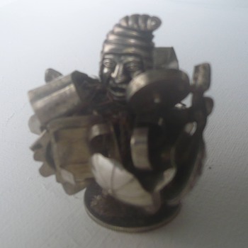 Bolivian silver figure (weird) 