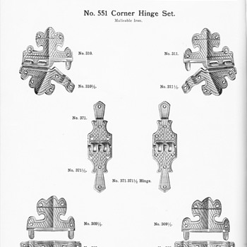 Trunk hardware from the 1915 JH Sessions Catalog - Furniture