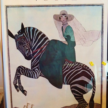 Two Frames for $10  Are Posters special? VOGUE 1926 & 1919