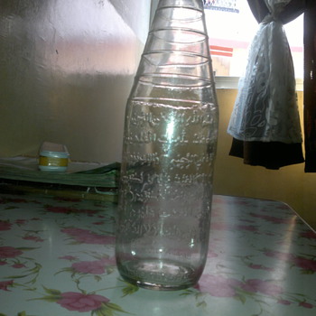 Glass Bottle with Quranic aayat inscribed on it... - Bottles