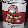 Indian Motorcycle Company Motor Oil Porcelain Sign