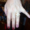 ladies 1 ct 14 kt yellow gold wedding band