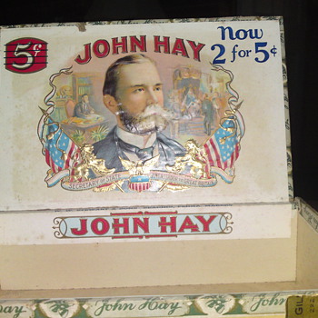 John Hay Cigar Box - Tobacciana