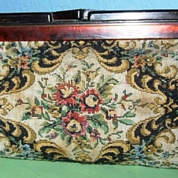 Abuela Leo's little petit point pouch...surprise! - Bags
