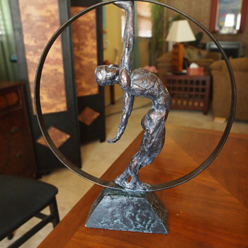 "Exposition of Strength" Bronze and Iron 1920's 