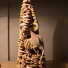 Beautiful Chinese Ivory Carving Mountain/Clouds? and Crane Signed