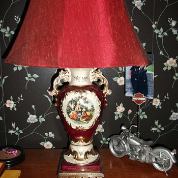 French antique bedroom table lamps - Lamps