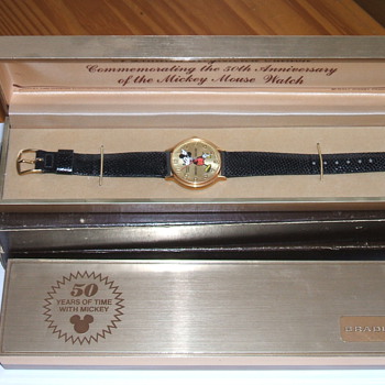 1983 50th Anniversary Mickey Wristwatch - Wristwatches