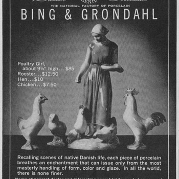 1950 Bing & Grondahl Advertisements