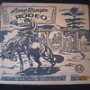 1952 Louis Marx Lone Ranger Rodeo Complete Playset No. 3696 With Original Box Plus Extras 