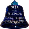Bell Telephone Manufacturing Co. Glass Bell Paperweight