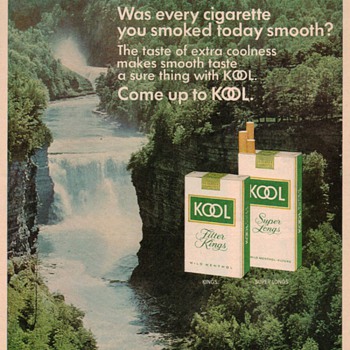 1976 - KOOL Cigarettes Advertisement