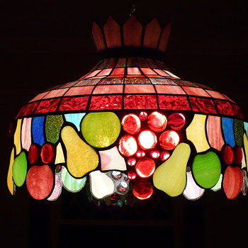 Dining Room Stained Glass Shade - Glassware