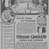 1919 - Coleman Lantern Advertisement