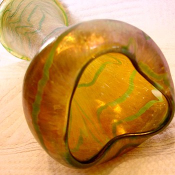 Fritz Heckert Silberband Vase - Art Glass