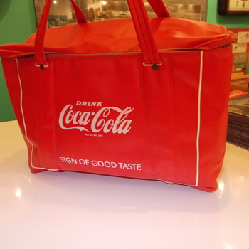 1950s vinyl Coca-Cola cooler bag