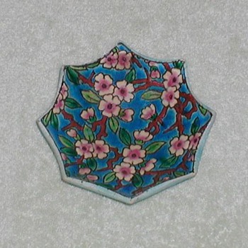 Longwy Pottery 8 point star dishes - Art Pottery