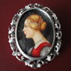 Victorian Portret brooch/pendant