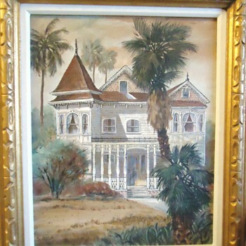 Oil painting from Gospel thrift store - Fine Art