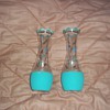Vases blue hand painted