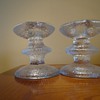 VINTAGE  TIMO SARPANEVA  IITTALA FINLAND -FESTIVO  2665-080 CANDLE STICK