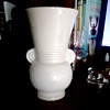 Brush McCoy Ivory "Art Deco" Style  Vase #527 / Circa 1930's