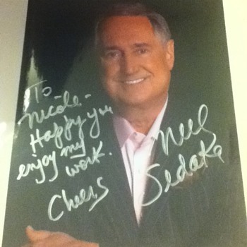 Autographed Neil Sedaka Still - Music