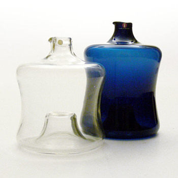 Jugs from the i-lasi series, Timo Sarpaneva (1950s, Iittala) - Art Glass